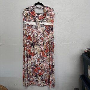 Pinky brand floral halter dress, size XL